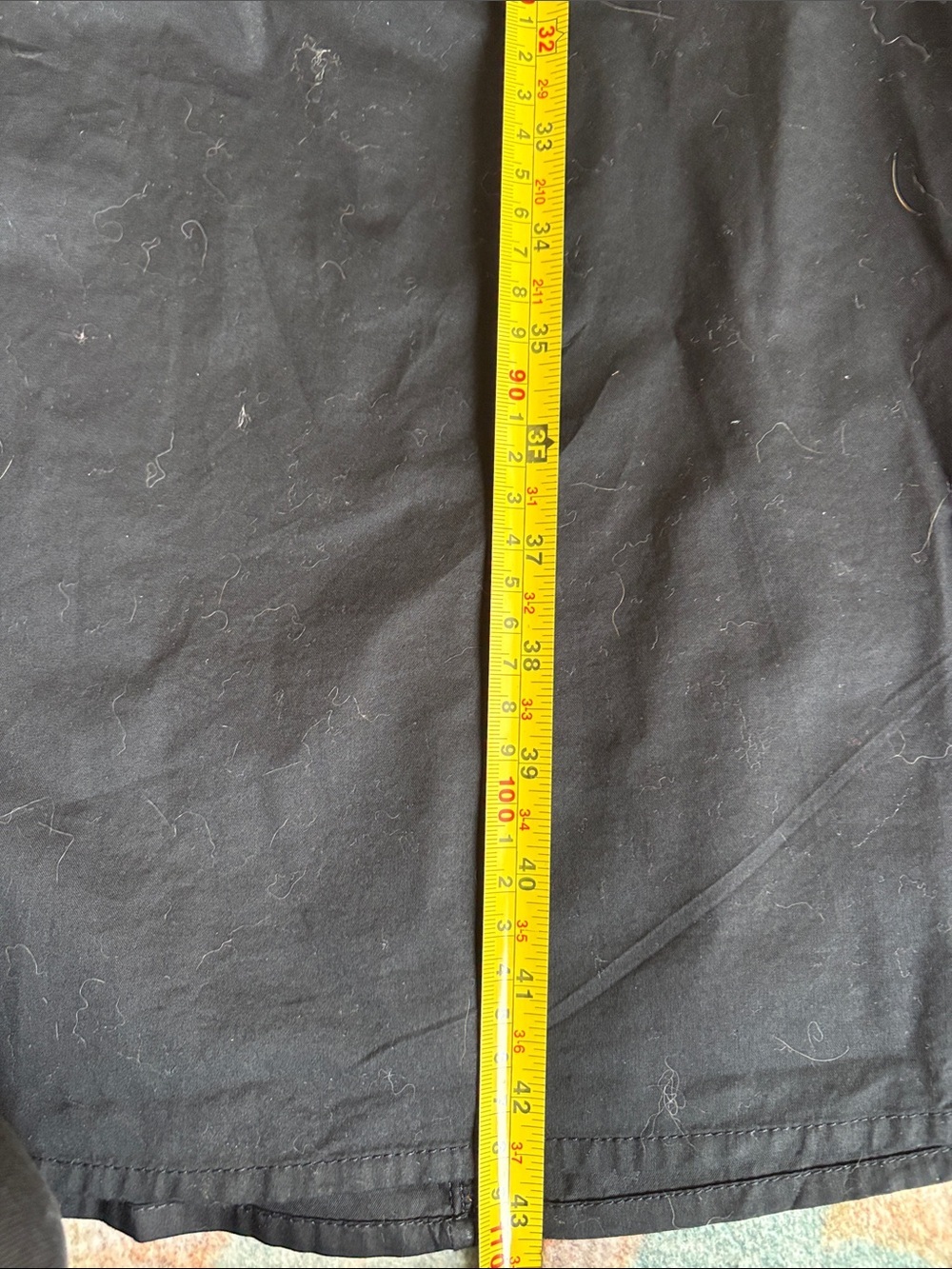 Old Navy black Fit & Flare smocked bodice midi dress w adjustable straps - Picture 16 of 16
